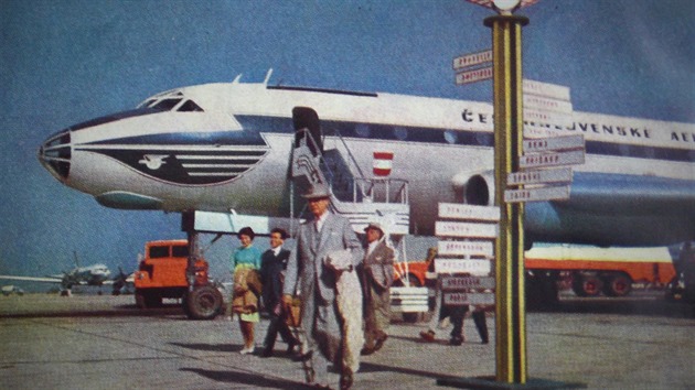 TU-104 A po p�ist�n�.