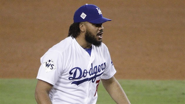 Kenley Jansen, nadhazova LA Dodgers, slav vyrovnn Svtov srie.