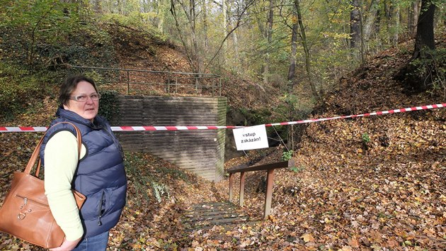 Bertino dol u st nad Labem je tak zaven kvli nedvn vichici.