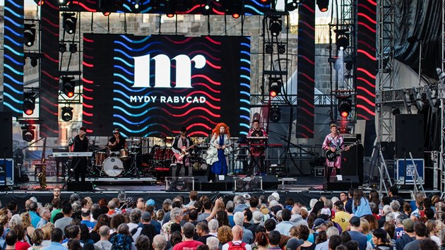 Kapela Mydy Rabycad na Festival dt v kanadskm Quebecu