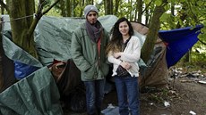 Irátí uprchlíci, kteí ijí ve stanu nedaleko francouzského Dunkirku (23....