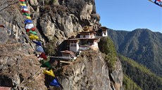 Horský kláter v Bhútánu
