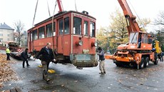 Tramvaje pekají zimu na libereckém výstaviti.