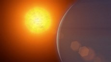 Ilustrace exoplanety