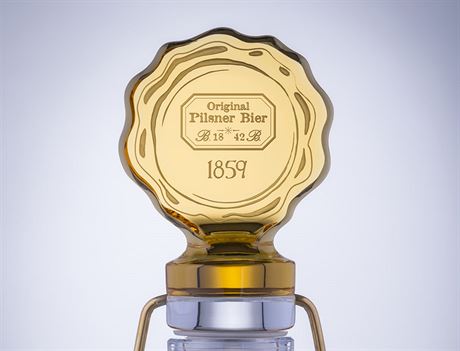 1859 Ochrann znmka Pilsner Bier. Rostouc obliba plzeskho leku v vodu...