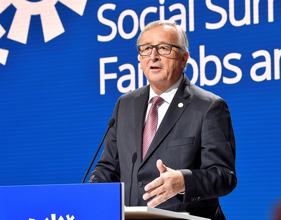 Do védska se sjeli lídi evropských stát na sociální summit (17. listopad...
