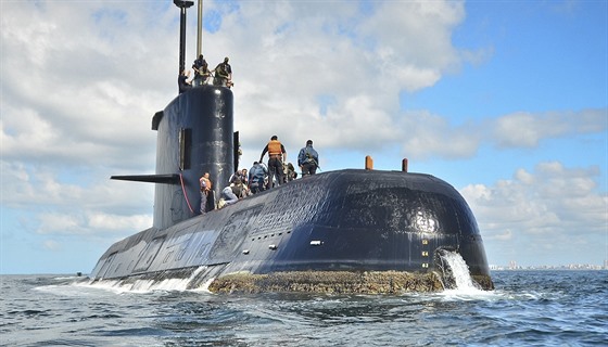 Argentinská ponorka, která ped nkolika dny zmizela. Na palub se nachází 44...