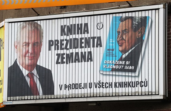 Reklama na knihu rozhovor prezidenta Miloe Zemana podle Úadu pro dohled nad...
