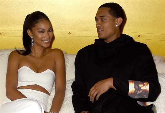 Jordan Clarkson v doprovodu modelky Chanel Iman