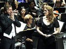 Tenorista Andreas Schager a sopranistka Meagan Millerová ztvárnili v koncertním...