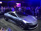 Nová Tesla Roadster na prezentaci v Hawthorne