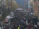 Pouliní slavnost Korzo Národní pilákala tisíce lidí(17. listopadu 2017).