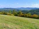 Panorama Moravskoslezských Beskyd a Veovických vrch