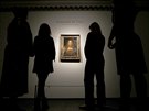 Obraz Leonarda Da Vinciho pojmenovaného Salvator Mundi (Spasitel svta) se...