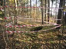 Nedávný sesuv půdy o Pulkova na Třebíčsku odhalil v lese tajemnou šachtu....