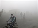 Dillí, druhé nejvtí msto Indie, je v tchto dnech zahalené do smogu. Na...