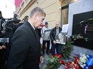 Pedseda Andrej Babi a dalí zástupci hnutí ANO uctili památku 17. listopadu...