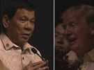 Filipínský prezident Rodrigo Duterte zazpíval Trumpovi na jeho ádost