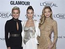 Yolanda Fosterová a její dcery Bella a Gigi Hadidovy na Glamour Women of the...