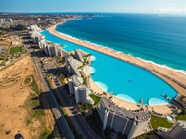 V hotelovém resortu San Alfonso del Mar u chilského msta Algarrobo si mete...