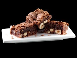 Brownies s l�skov�mi o�echy