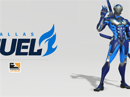 Dallas byl vůbec prvním týmem, který zveřejnil svůj název a logo. Slovo "Fuel"...