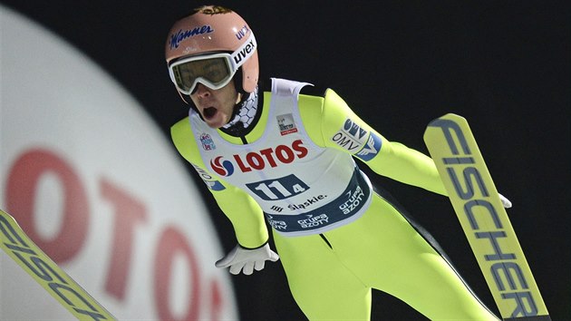Rakuan Stefan Kraft bhem Svtovho pohru ve skocch na lych v Polsku.