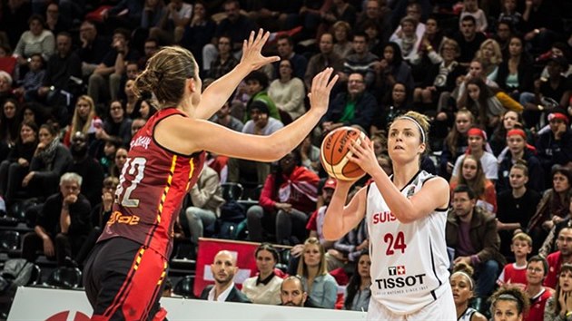 vcarsk basketbalistka Evita Herminjardov stl na belgick ko.