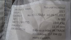 Inspekce zadr�ela lískové o�echy z Ázerbájd�ánu.