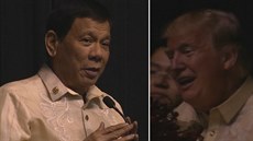 Filipínský prezident Rodrigo Duterte zazpíval Trumpovi na jeho ádost