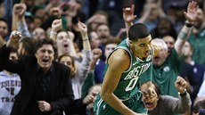 Jayson Tatum potil fanouky Boston Celtics.