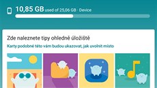 Aplikace Files Go vám pome vyistit tablet od zbyteností.