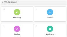 Prostednictvím aplikace Mi Drop mete snadno sdílet soubory s páteli.