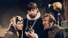 Jana Andresíková, Ji�í Lábus a Franti�ek Filipovský v seriálu Arabela (1980)