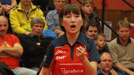 ínská stolní tenista Guo Lin
