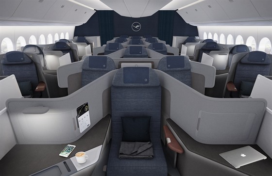 Nová business třída Boeing 777-9 - Lufthansa
