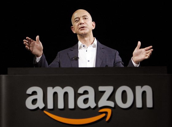 Jeff Bezos, prezident a výkonný ředitel amerického obchodního portálu Amazon.com