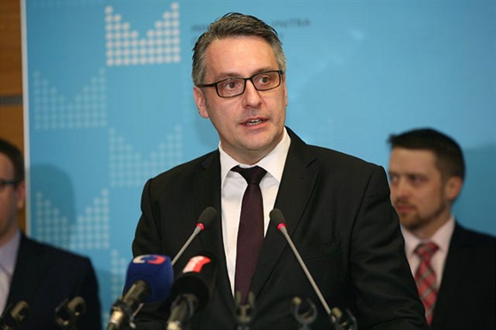 Lubomír Metnar během jmenování nových náměstků ministra Chovance.