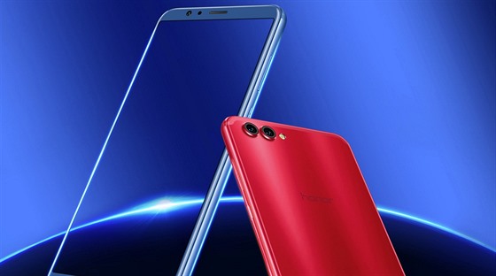 Huawei Honor V10 v modrém a erveném provedení