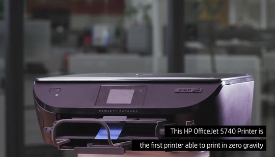 Společnost HP vyrobila novou tiskárnu pro Mezinárodní vesmírnou stanici.