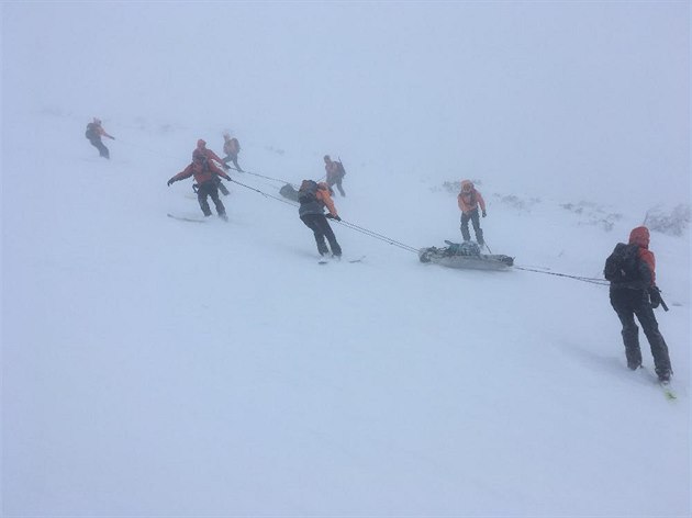 V Nízkých Tatrách zahynuli dva skialpinisté z eska (26. listopadu 2017)