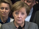 Angela Merkelová hovoí o krachu koaliních rozhovor (20. listopadu 2017)