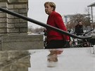 Nmecká kancléka Angela Merkelová pichází na jednání Spolkového snmu (21....