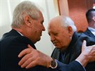 Milo Zeman se v Moskv setkal s bývalým sovtským prezidentem Michailem...