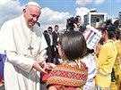 Pape Frantiek v pondlí zahájil oficiální návtvu Barmy. (27. listopadu 2017)