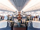 Business tída v Boeingu 777 letecké spolenosti Lufthansa