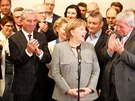 CDU a Zelení i pes neúspch pochválili Angelu Merkelovou za snahu neustále...