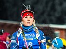 Lucie Charvátová ped vytrvalostním závodem v Östersundu.