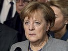 Nmecká kancléka Angela Merkelová komentuje neúspch jednání o nové vlád....