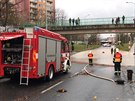 Hav�rie vody na Barrandov� (20.11.2017)